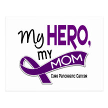 Pancreatic Cancer MY HERO MY MOM 42 Postcards
