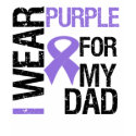 Pancreatic Cancer Purple Ribbon (Dad) t-shirts