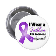 Pancreatic Cancer Ribbon Someone Special Button