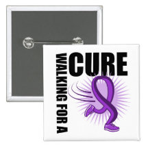 Pancreatic Cancer Walking For A Cure Pinback Buttons