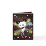 Panda Bear and cute cloud friend card dark grungy by Rupydetequila Panda Bear and cute cloud friend card dark grungy