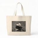 Panda Bear (black & white) bags