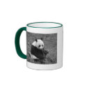 Panda Bear (black & white) mugs