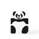 Panda bear blank card