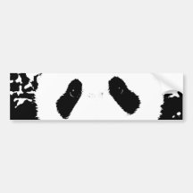 Panda Bear Bumper Stickers