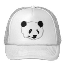 Panda Bear Face Trucker Hat