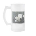 Panda Bear Frosted Beer Mug
