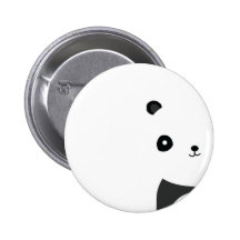 Panda Bear Hugs Button