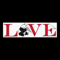 Panda Bear Lover Bumpersticker bumper stickers