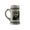 Panda Bear on Rocks mugs