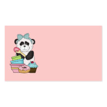 Panda Bear Sweet Treats Business Card