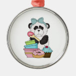 Panda Bear Sweet Treats Christmas Tree Ornaments