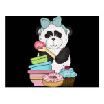 Panda Bear Sweet Treats Post Card