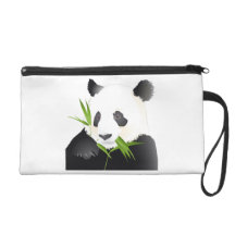 Panda Bear Wristlet Clutches