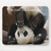 Panda bébé tapis de souris