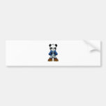 Panda Blue Bumper Sticker