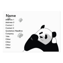 Panda - Chubby Business Card