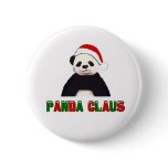 Panda Claus Button