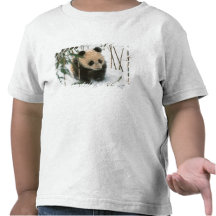 Panda cub on snow, Wolong, Sichuan, China 2 Shirts