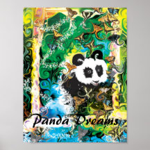 Panda Dreams Poster