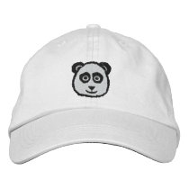 Panda Embroidered Hats