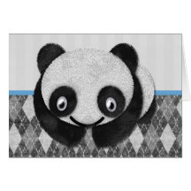 Panda Face Cards