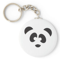 Panda Face Keychain