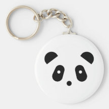 Panda Face Keychains