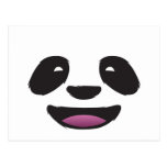 Panda face post cards