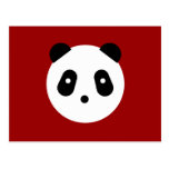Panda Face Postcard