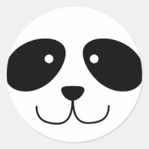 Panda Face Stickers