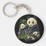 Panda Family Keychain