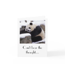 Panda Get Well Card