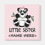 Panda Girl Little Sister Fridge Magnets