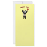 Panda Girl Ping Pong rack cards