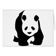 Panda Greeting Card