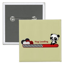 Panda Hug Loading Buttons