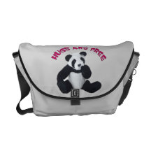 Panda hug Rickshaw Messenger Bag