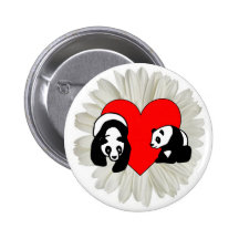 Panda Love Buttons