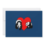 Panda Love invitations