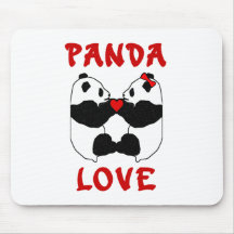 Panda Love Mousepads