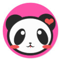Panda Luv! stickers