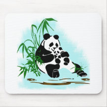 Panda Momma and Baby Mousemat