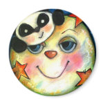 Panda-Moonium Refrigerator Magnets