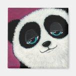 Panda on Pink Magnet