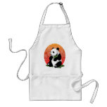 Panda on the Horizon Aprons