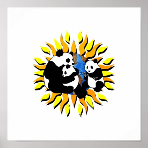 Panda Planet Poster