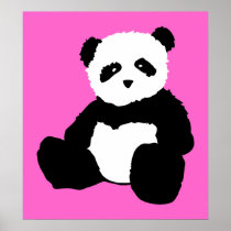 panda plush. print
