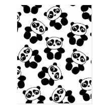 Panda Postcard