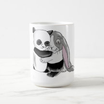 Panda Rabbit Love Mugs